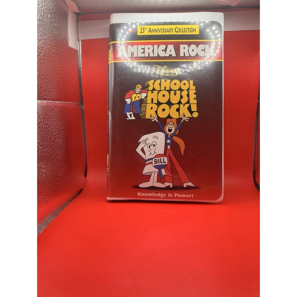 Disney Schoolhouse Rock America Rock VHS 1995 25th Anniversary Educational